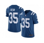 Men Nike Indianapolis Colts #35 Pierre Desir Royal Blue Team Color Vapor Untouchable Limited Player NFL Jersey