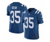 Men Nike Indianapolis Colts #35 Pierre Desir Royal Blue Team Color Vapor Untouchable Limited Player NFL Jersey