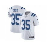 Men Nike Indianapolis Colts #35 Pierre Desir White Vapor Untouchable Limited Player NFL Jersey