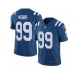 Men Nike Indianapolis Colts #99 Al Woods Royal Blue Team Color Vapor Untouchable Limited Player NFL Jersey