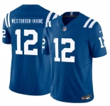 Men's Indianapolis Colts #12 Nick Westbrook-Ikhine Blue 2026 F.U.S.E. Vapor Limited Football Stitched Jersey