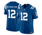 Men's Indianapolis Colts #12 Nick Westbrook-Ikhine Blue 2026 F.U.S.E. Vapor Limited Football Stitched Jersey