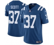 Men's Indianapolis Colts #37 Daniel Scott Blue 2025 Vapor Limited Football Stitched Jersey
