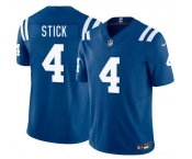 Men's Indianapolis Colts #4 Easton Stick Blue 2026 F.U.S.E. Vapor Limited Football Stitched Jersey