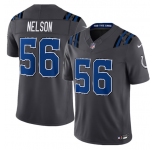 Men's Indianapolis Colts #56 Quenton Nelson Dark Gray 2026 F.U.S.E. Rivalries Collection Limited Football Stitched Jersey
