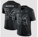 Men's Indianapolis Colts #84 Tyler Warren Black 2026 F.U.S.E. Salute to Service Limited Football Stitched Jersey