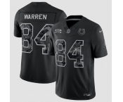 Men's Indianapolis Colts #84 Tyler Warren Black 2026 F.U.S.E. Salute to Service Limited Football Stitched Jersey
