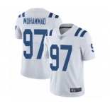 Men's Indianapolis Colts #97 Al-Quadin Muhammad White Vapor Untouchable Limited Player Football Jersey