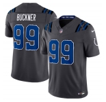 Men's Indianapolis Colts #99 DeForest Buckner Dark Gray 2026 F.U.S.E. Rivalries Collection Limited Football Stitched Jersey