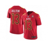 Men's Nike Indianapolis Colts #13 T.Y. Hilton Limited Red 2017 Pro Bowl NFL Jersey