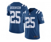 Men's Nike Indianapolis Colts #25 Patrick Robinson Limited Royal Blue Rush NFL Jersey