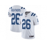 Men's Nike Indianapolis Colts #26 Clayton Geathers Vapor Untouchable Limited White NFL Jersey