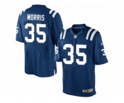 Men's Nike Indianapolis Colts #35 Darryl Morris Limited Royal Blue Team Color NFL Jersey