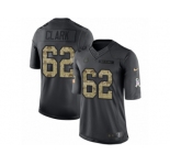Men's Nike Indianapolis Colts #62 Le'Raven Clark Limited Black 2016 Salute to Service NFL Jersey