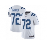 Men's Nike Indianapolis Colts #72 Zach Banner Vapor Untouchable Limited White NFL Jersey