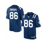 Men's Nike Indianapolis Colts #86 Erik Swoope Limited Royal Blue Team Color NFL Jersey