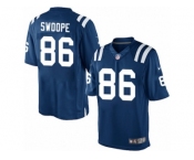 Men's Nike Indianapolis Colts #86 Erik Swoope Limited Royal Blue Team Color NFL Jersey