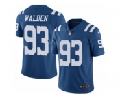 Men's Nike Indianapolis Colts #93 Erik Walden Limited Royal Blue Rush NFL Jersey