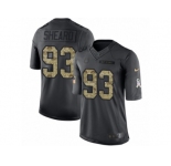 Men's Nike Indianapolis Colts #93 Jabaal Sheard Limited Black 2016 Salute to Service NFL Jersey