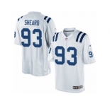 Men's Nike Indianapolis Colts #93 Jabaal Sheard Limited White NFL Jersey