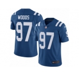 Men's Nike Indianapolis Colts #97 Al Woods Limited Royal Blue Team Color NFL Jersey