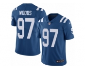 Men's Nike Indianapolis Colts #97 Al Woods Limited Royal Blue Team Color NFL Jersey