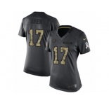 Women Nike Indianapolis Colts #17 Kamar Aiken Limited Black 2016 Salute to Service NFL Jerseyy