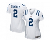 Women Nike Indianapolis Colts #2 Rigoberto Sanchez Game White NFL Jersey