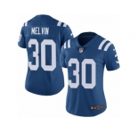Women Nike Indianapolis Colts #30 Rashaan Melvin Royal Blue Team Color Vapor Untouchable Limited Player NFL Jersey