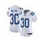 Women Nike Indianapolis Colts #30 Rashaan Melvin White Vapor Untouchable Limited Player NFL Jersey