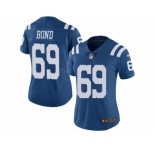 Women Nike Indianapolis Colts #69 Deyshawn Bond Limited Royal Blue Rush Vapor Untouchable NFL Jersey