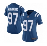 Women's Indianapolis Colts #97 Al-Quadin Muhammad Royal Blue Team Color Vapor Untouchable Elite Player Football Jersey