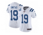 Women's Nike Indianapolis Colts #19 Johnny Unitas Vapor Untouchable Limited White NFL Jersey
