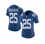 Women's Nike Indianapolis Colts #25 Patrick Robinson Limited Royal Blue Rush NFL Jersey