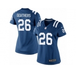 Women's Nike Indianapolis Colts #26 Clayton Geathers Limited Royal Blue Team Color NFL Jersey