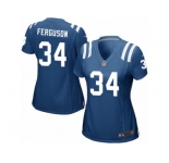 Women's Nike Indianapolis Colts #34 Josh Ferguson Game Royal Blue Team Color NFL Jersey