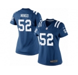 Women's Nike Indianapolis Colts #52 Barkevious Mingo Limited Royal Blue Team Color NFL Jersey
