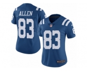 Women's Nike Indianapolis Colts #83 Dwayne Allen Limited Royal Blue Rush NFL Jersey