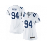 Women's Nike Indianapolis Colts #94 Zach Kerr Limited White NFL Jersey