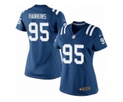 Women's Nike Indianapolis Colts #95 Johnathan Hankins Limited Royal Blue Team Color NFL Jersey