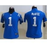 nike women nfl jerseys indianapolis colts #1 mcafee blue[nike]