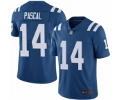Youth Indianapolis Colts #14 Zach Pascal Royal Blue Team Color Vapor Untouchable Limited Player Football Jersey