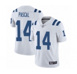 Youth Indianapolis Colts #14 Zach Pascal White Vapor Untouchable Limited Player Football Jersey