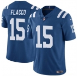 Youth Indianapolis Colts #15 Joe Flacco Blue Vapor Untouchable Limited Football Stitched Jersey