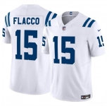 Youth Indianapolis Colts #15 Joe Flacco White 2024 F.U.S.E. Vapor Untouchable Limited Football Stitched Jersey