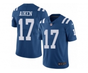 Youth Nike Indianapolis Colts #17 Kamar Aiken Limited Royal Blue Rush Vapor Untouchable NFL Jersey