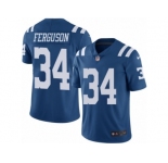 Youth Nike Indianapolis Colts #34 Josh Ferguson Limited Royal Blue Rush NFL Jersey