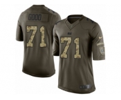 Youth Nike Indianapolis Colts #71 Denzelle Good Limited Green Salute to Service NFL Jersey
