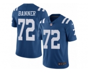 Youth Nike Indianapolis Colts #72 Zach Banner Limited Royal Blue Rush NFL Jersey