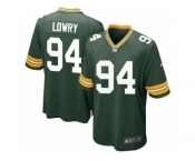 Men Nike Green Bay Packers #94 Dean Lowry Game Green Team Color NFL Jersey